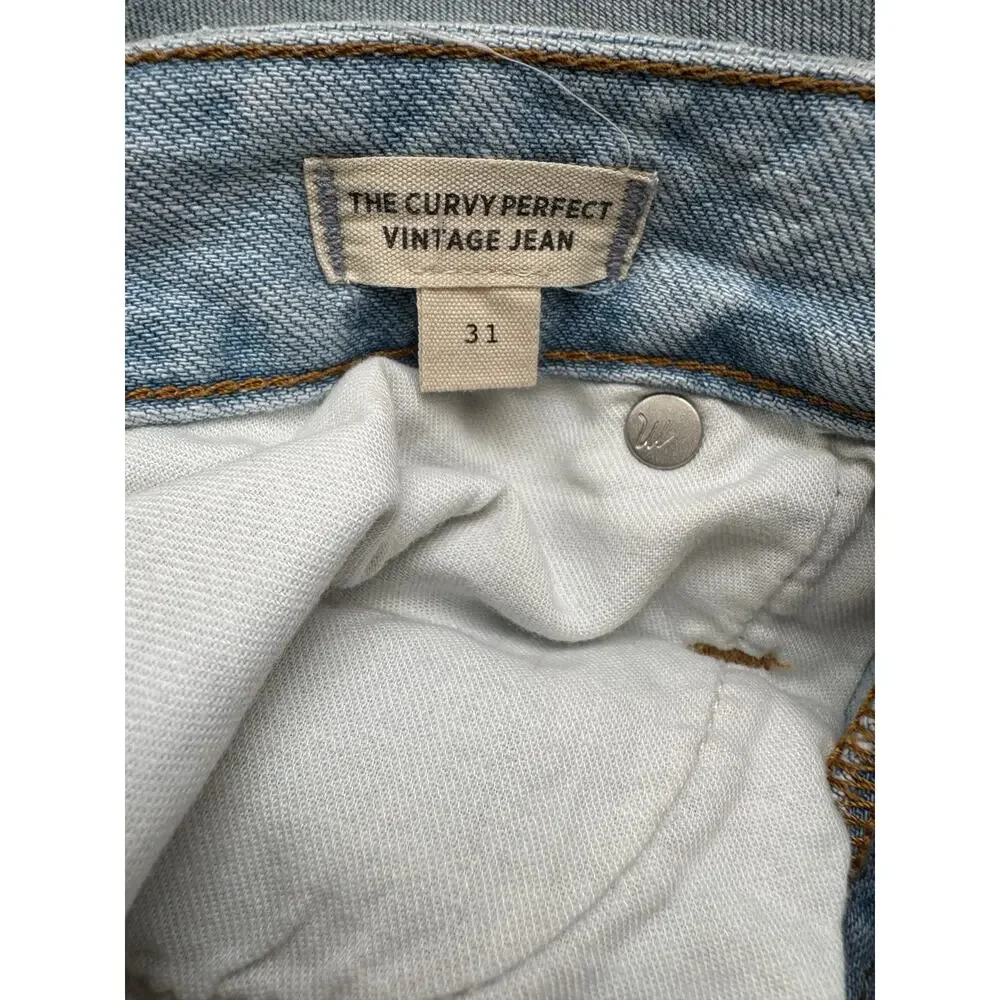 Madewell The Curvy Perfect Vintage Jean Size 31